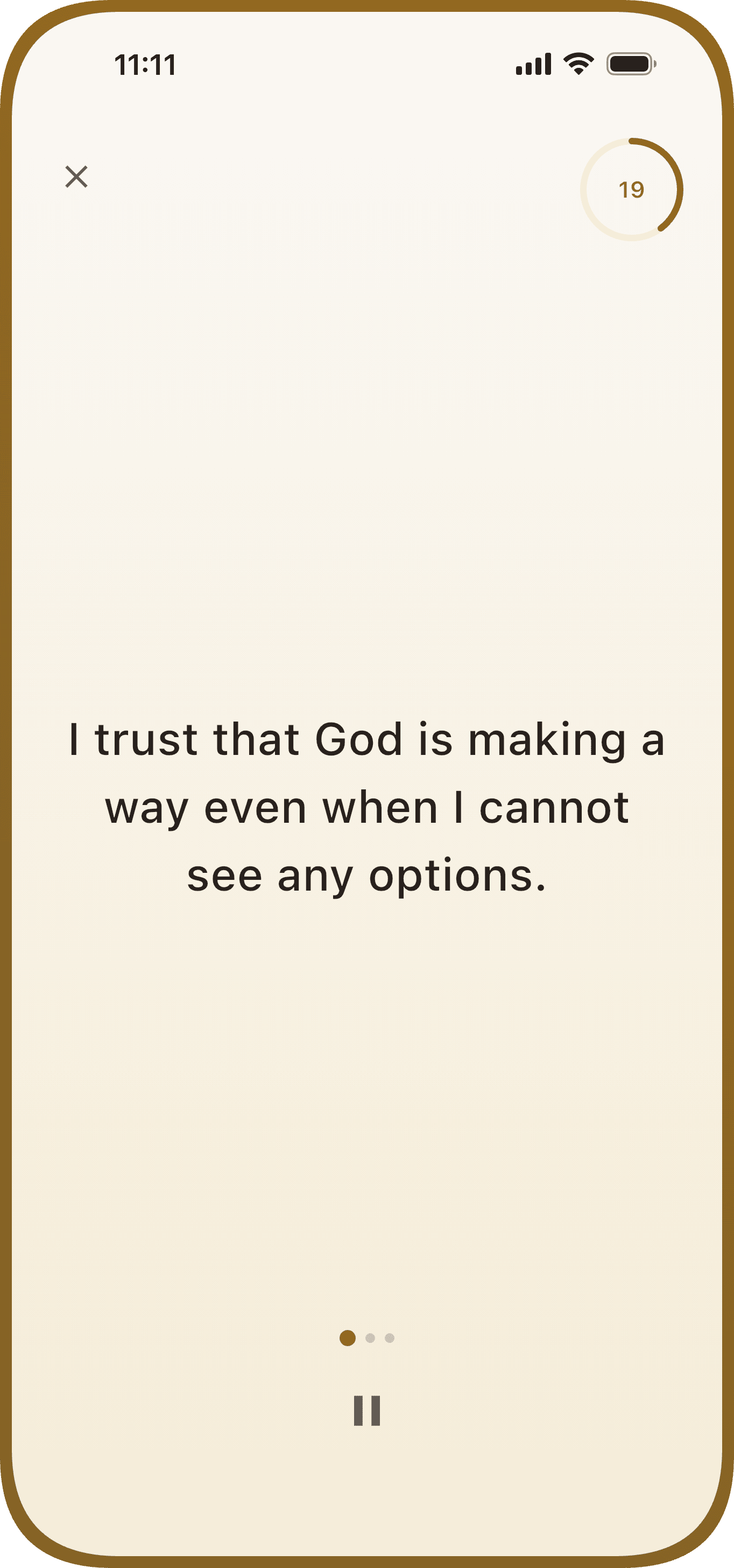 Guided practice mode