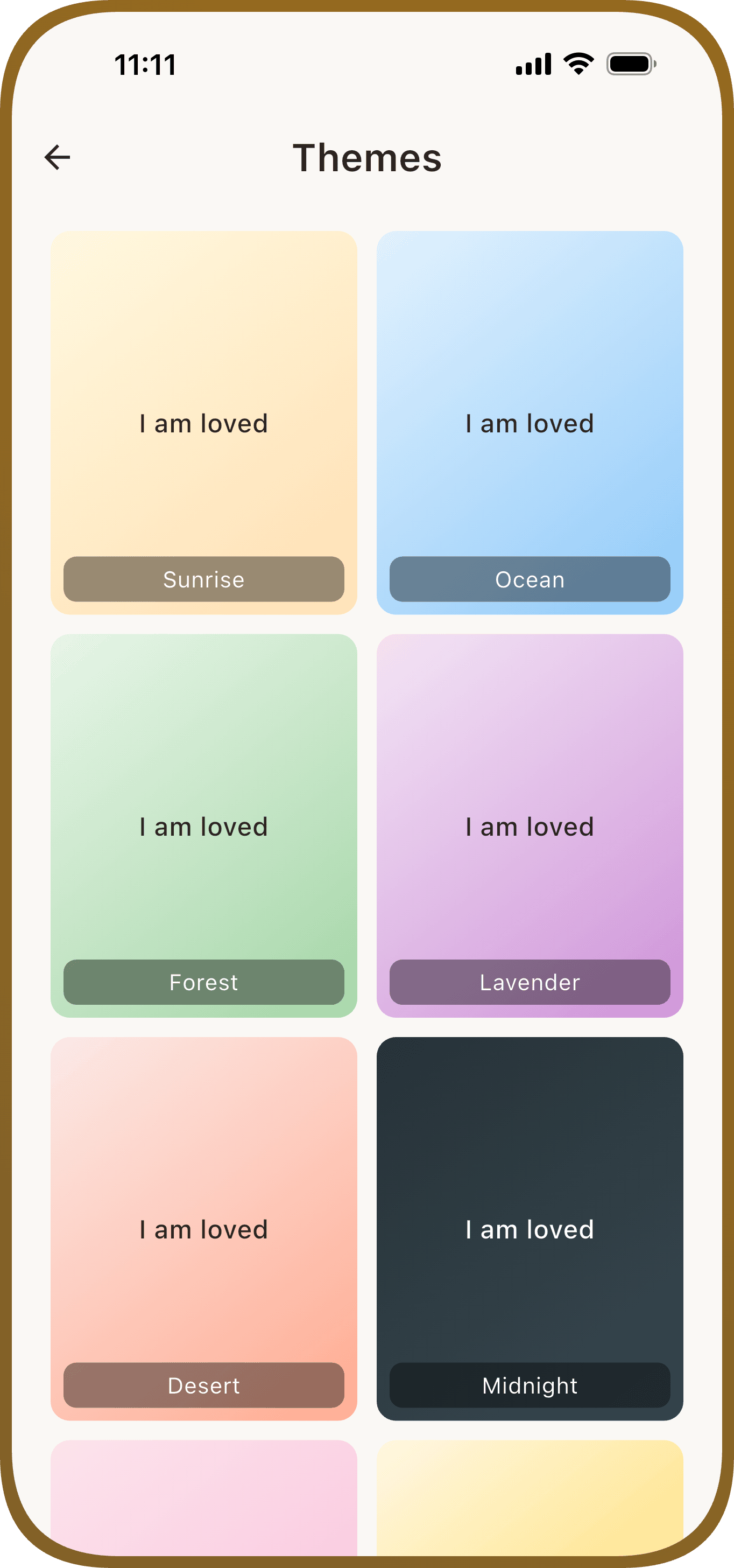 Beautiful handcrafted themes